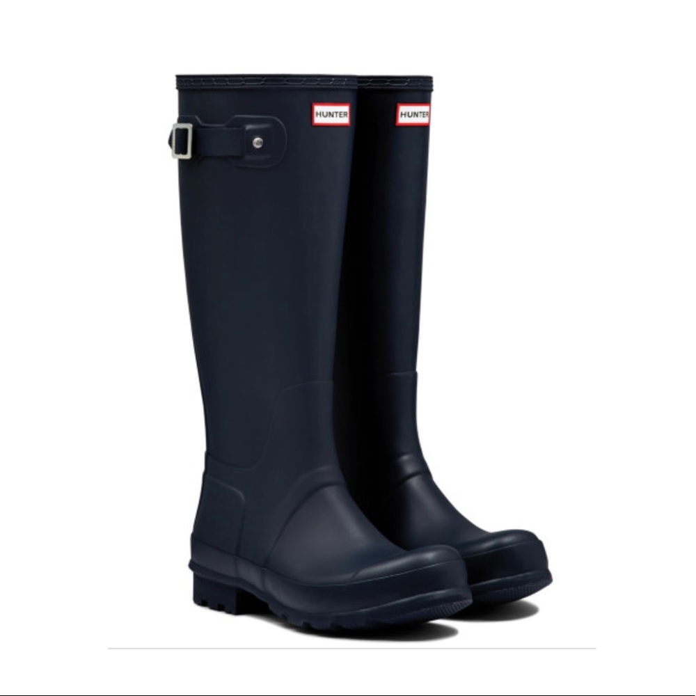 Navy Hunter Rain Boots